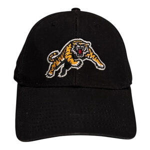 Hamilton Tiger-Cats Hat Cap Strap Back Mens One Size Black CFL Football Dad Hat